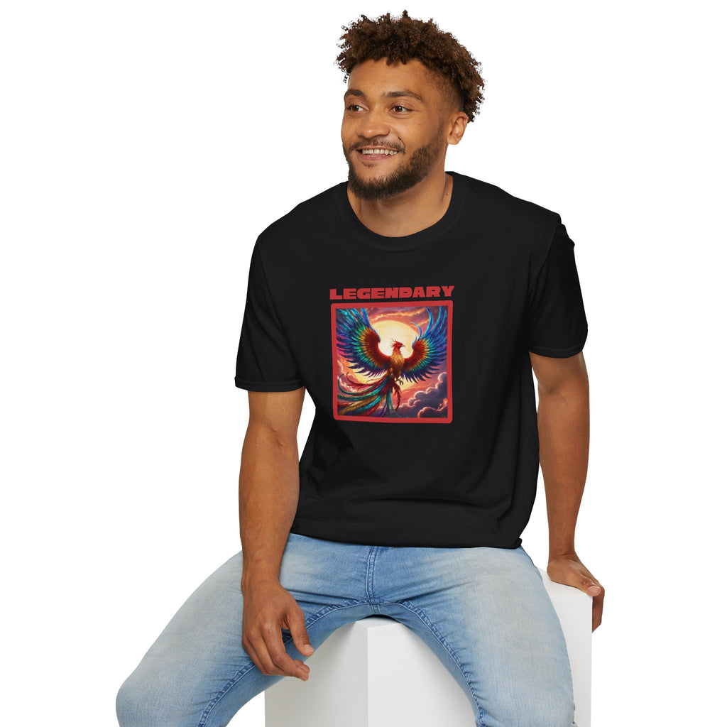 Phoenix Graphic Tee: Legendary Bird, Soft Cotton Shirt, Phoenix Rising Gift