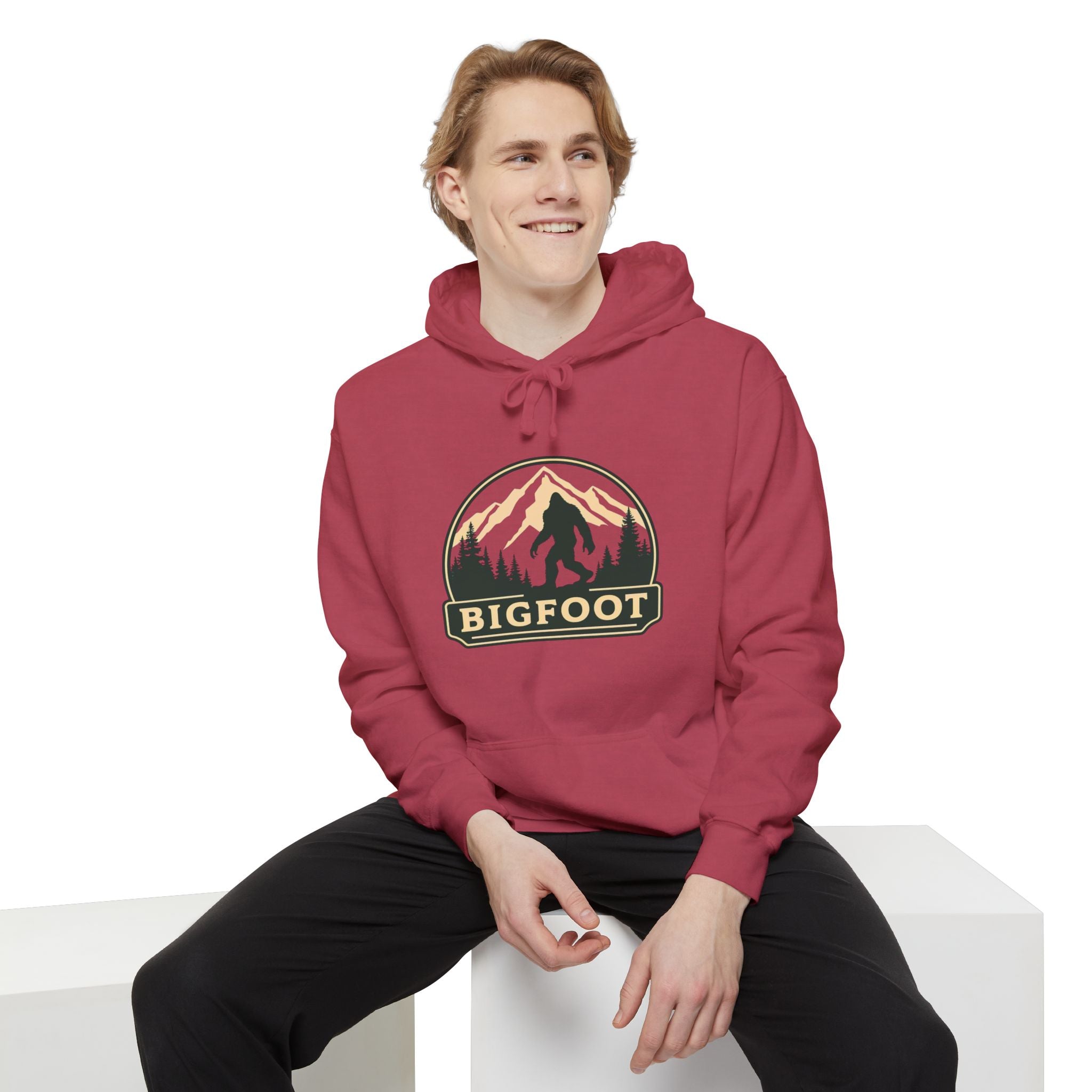 Sasquatch Hoodie - Comfort Colors® | Bigfoot Sweatshirt, Hiking Gift for Nature Lovers, Cozy Unisex Pullover