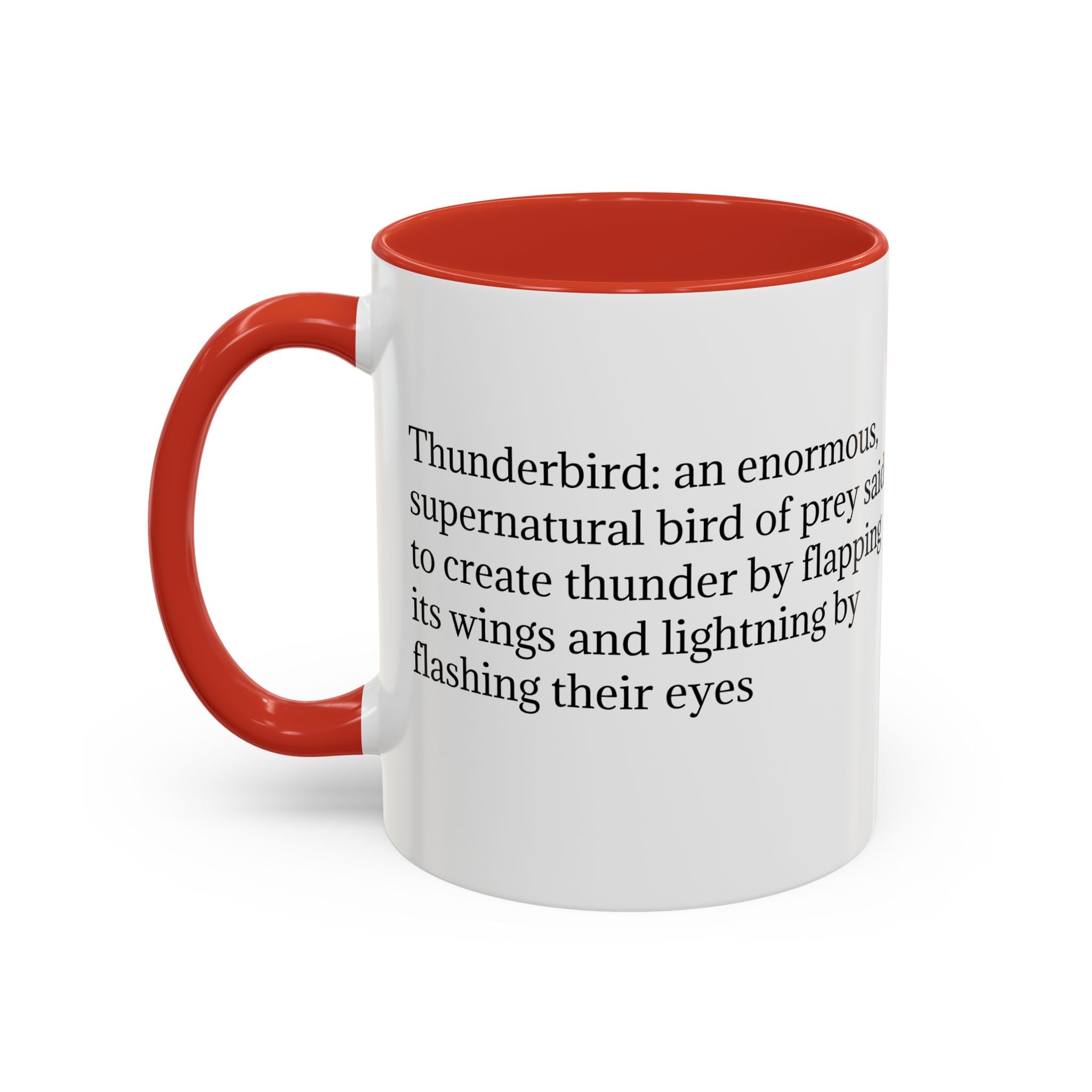 Thunderbird Coffee Mug: Native American Spirit Animal, Southwest Folklore