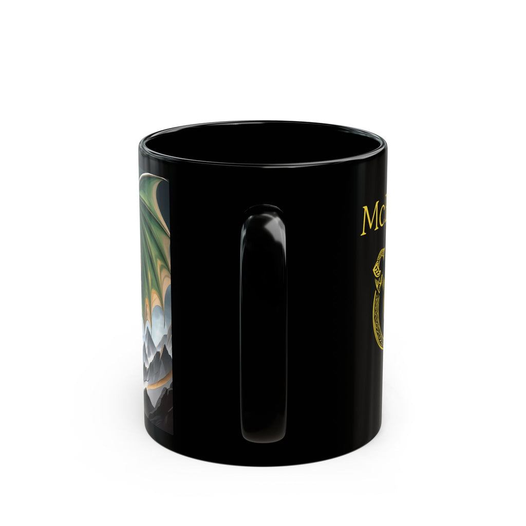 Customizable Dragon Coffee Mug: Personalized DnD Coffee Cup, Earth Drake