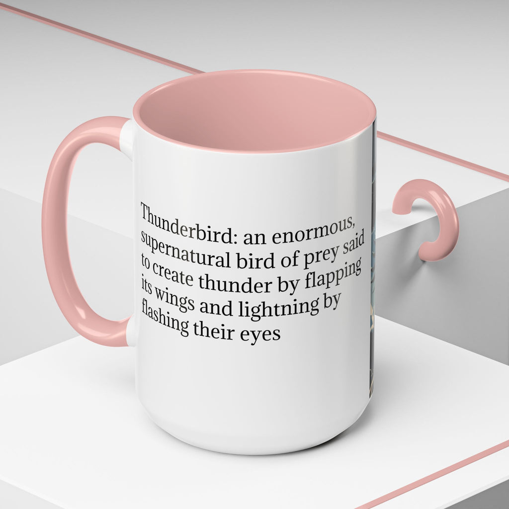 Thunderbird Coffee Cup: Native American Folklore, Legendary Creature, Coffee Mug Gift