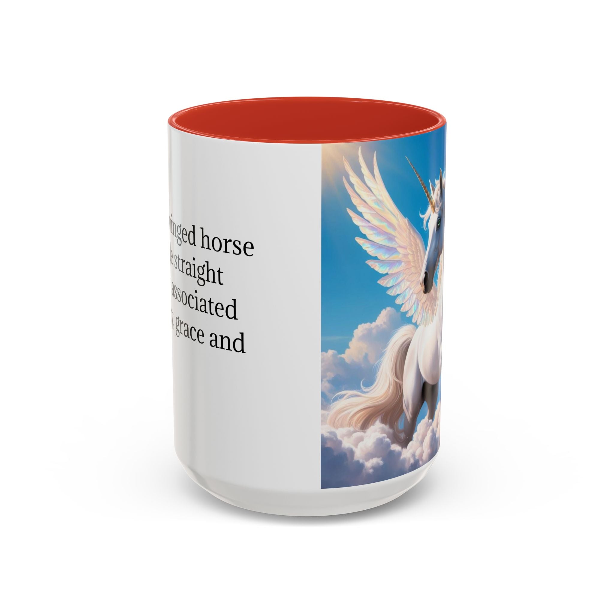 Unicorn Coffee Mug: Fairytale Alicorn, Mythical Creature, Enchanted Gift (Blue)