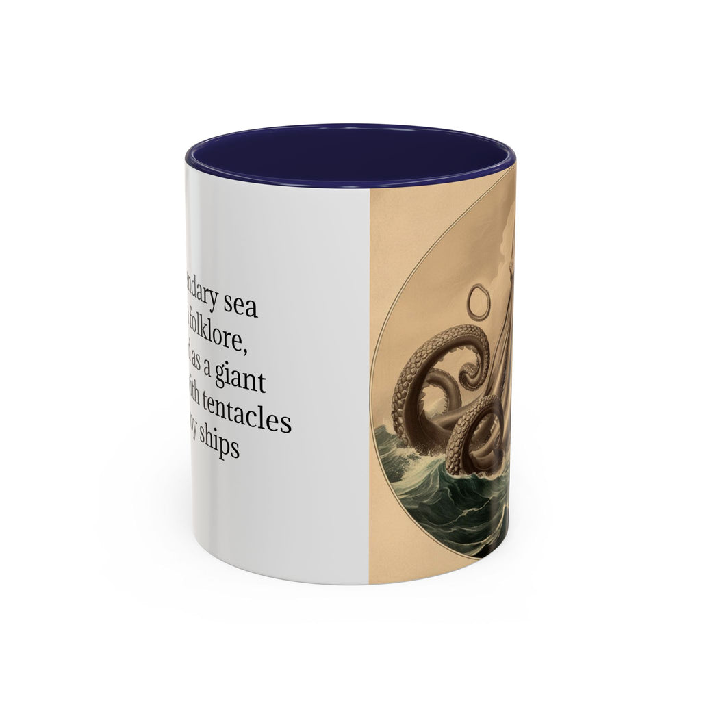 Kraken Coffee Cup: Giant Squid Coffee Mug, Mugs for Men, Mythical Creature