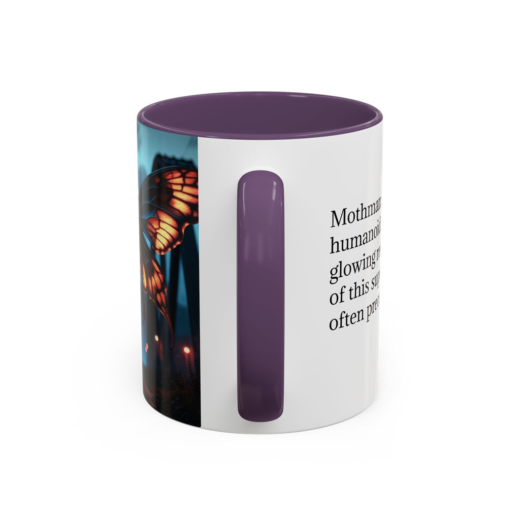 Mothman Coffee Mug: Supernatural Monster, Legendary Creature, Cryptid Gift (Bridge)