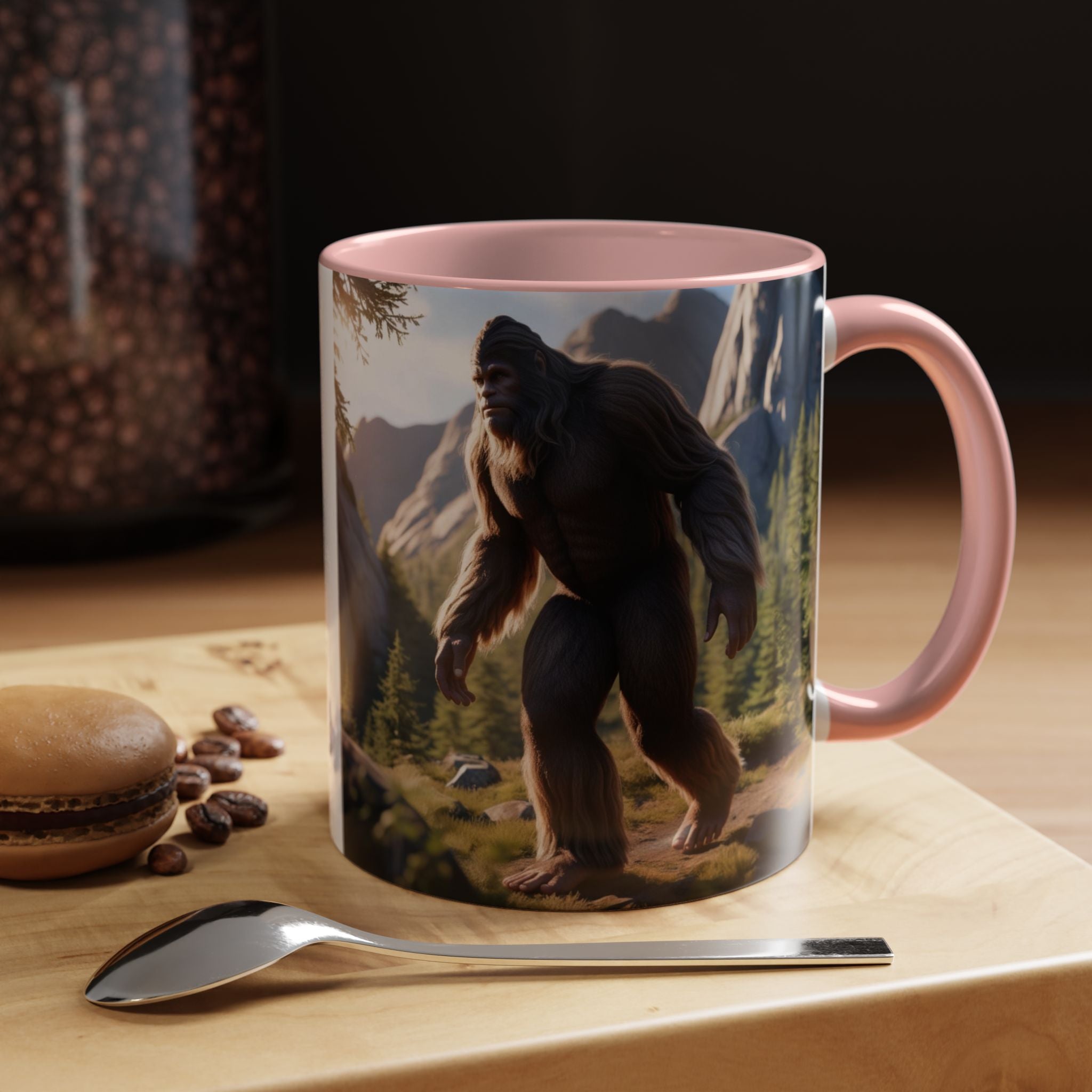 Bigfoot Coffee Cup: Sasquatch Coffee Mug, Pacific Northwest Cryptid, Mythical Creature