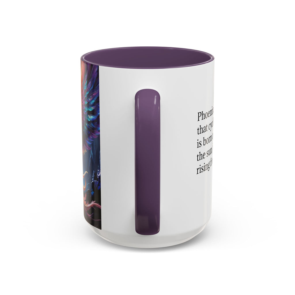 Phoenix Rising Coffee Mug: Firebird, Legendary Creature Coffee Cup, Gift for Women
