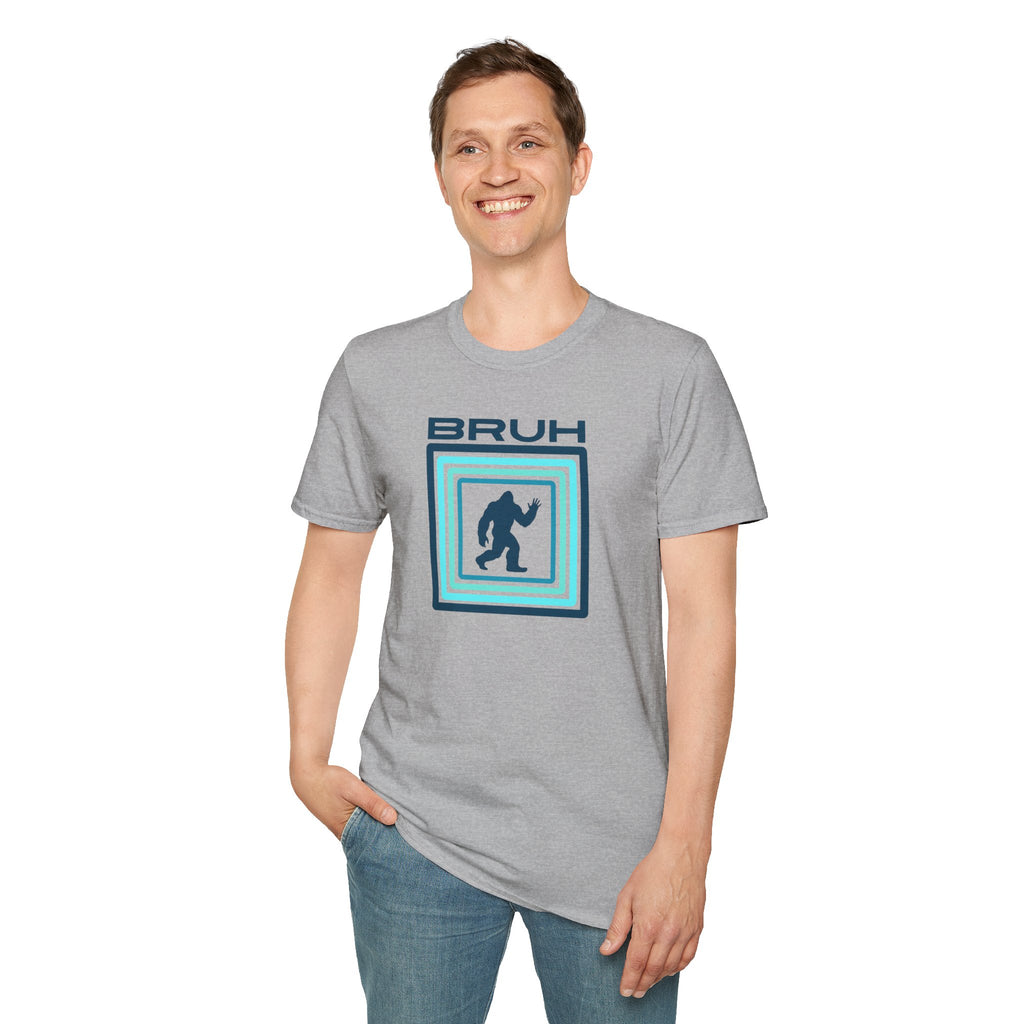 Bigfoot Graphic Tee: Sasquatch Shirt, Bruh, Soft Cotton T-shirt, Legendary Cryptid