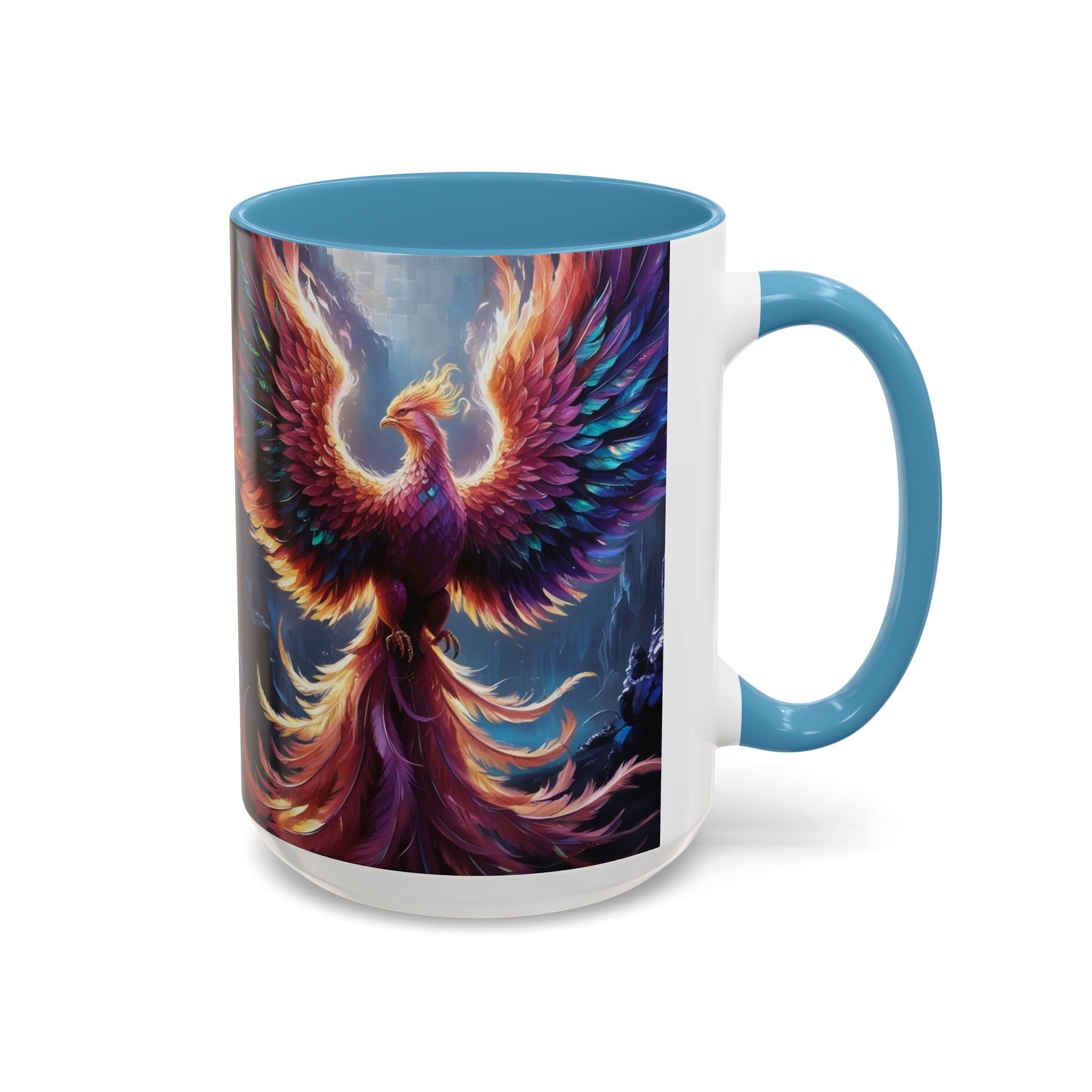 Phoenix Rising Coffee Mug: Firebird, Legendary Creature Coffee Cup, Gift for Women