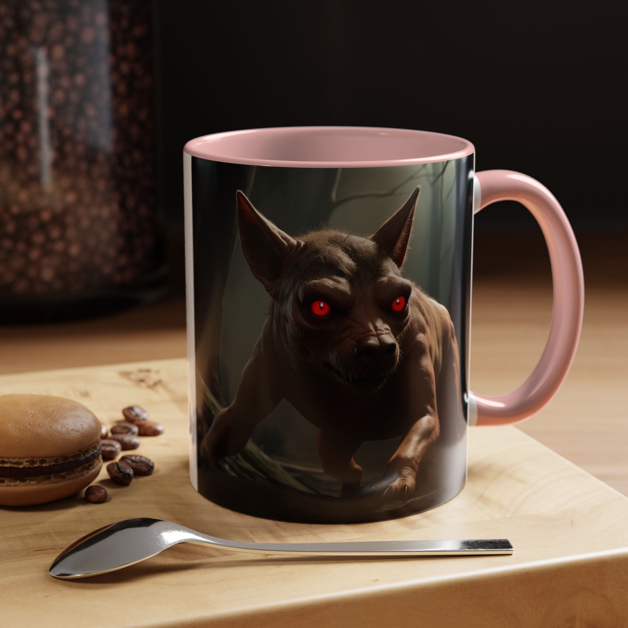 Chupacabra Coffee Cup Supernatural Beast, Mexican Folklore Gift, Mythical Canine Cryptid