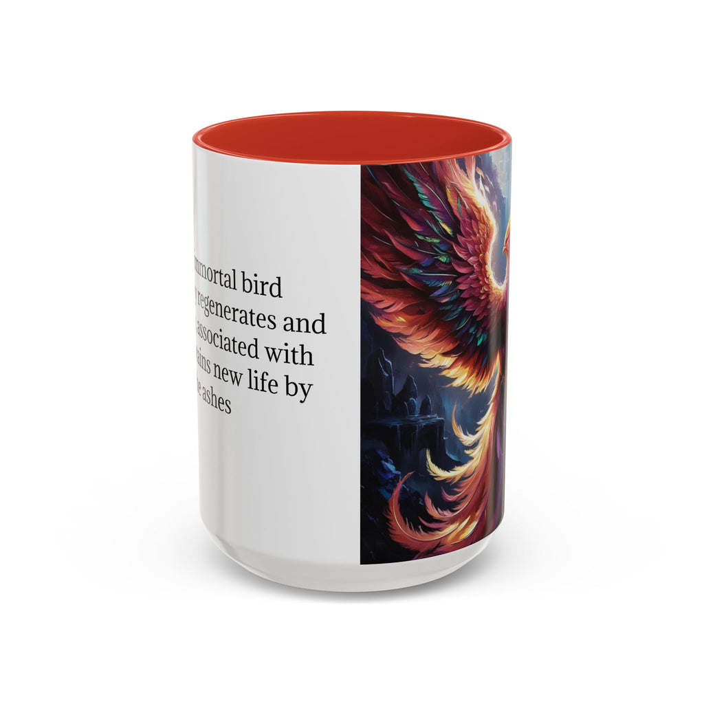 Phoenix Rising Coffee Mug: Firebird, Legendary Creature Coffee Cup, Gift for Women