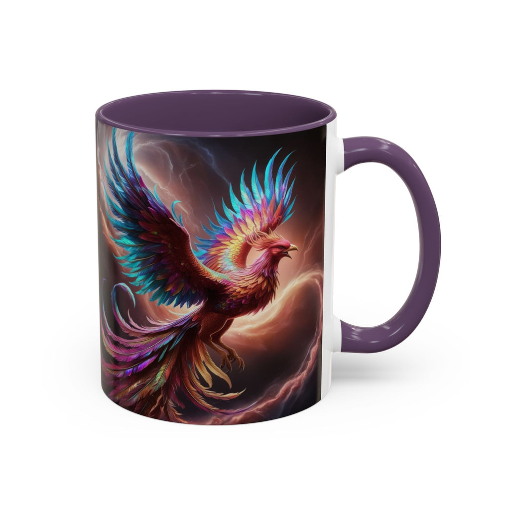 Phoenix Coffee Mug: Legendary Creature, Firebird Cryptid Coffee Cup, Renewal Rebirth