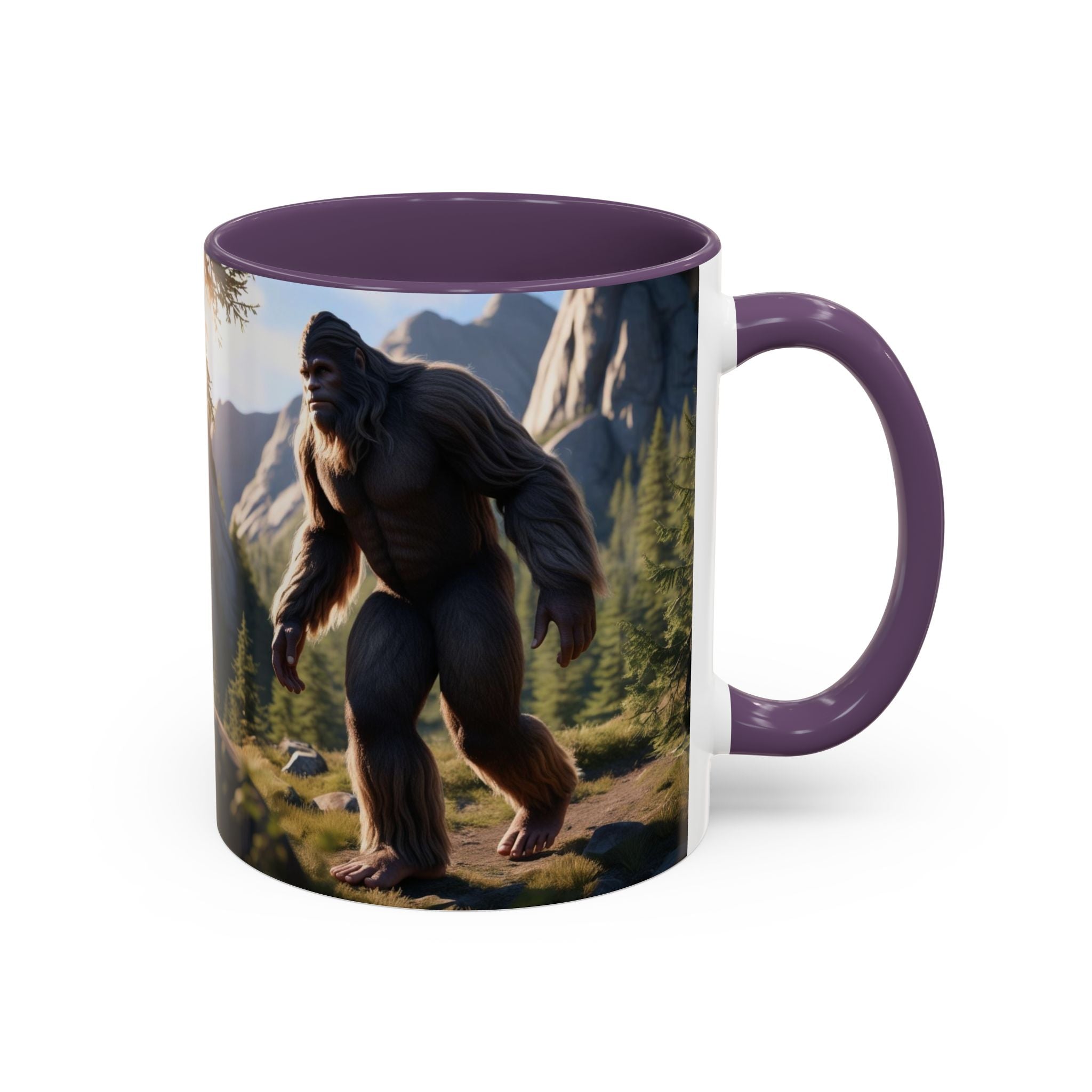 Bigfoot Coffee Cup: Sasquatch Coffee Mug, Pacific Northwest Cryptid, Mythical Creature