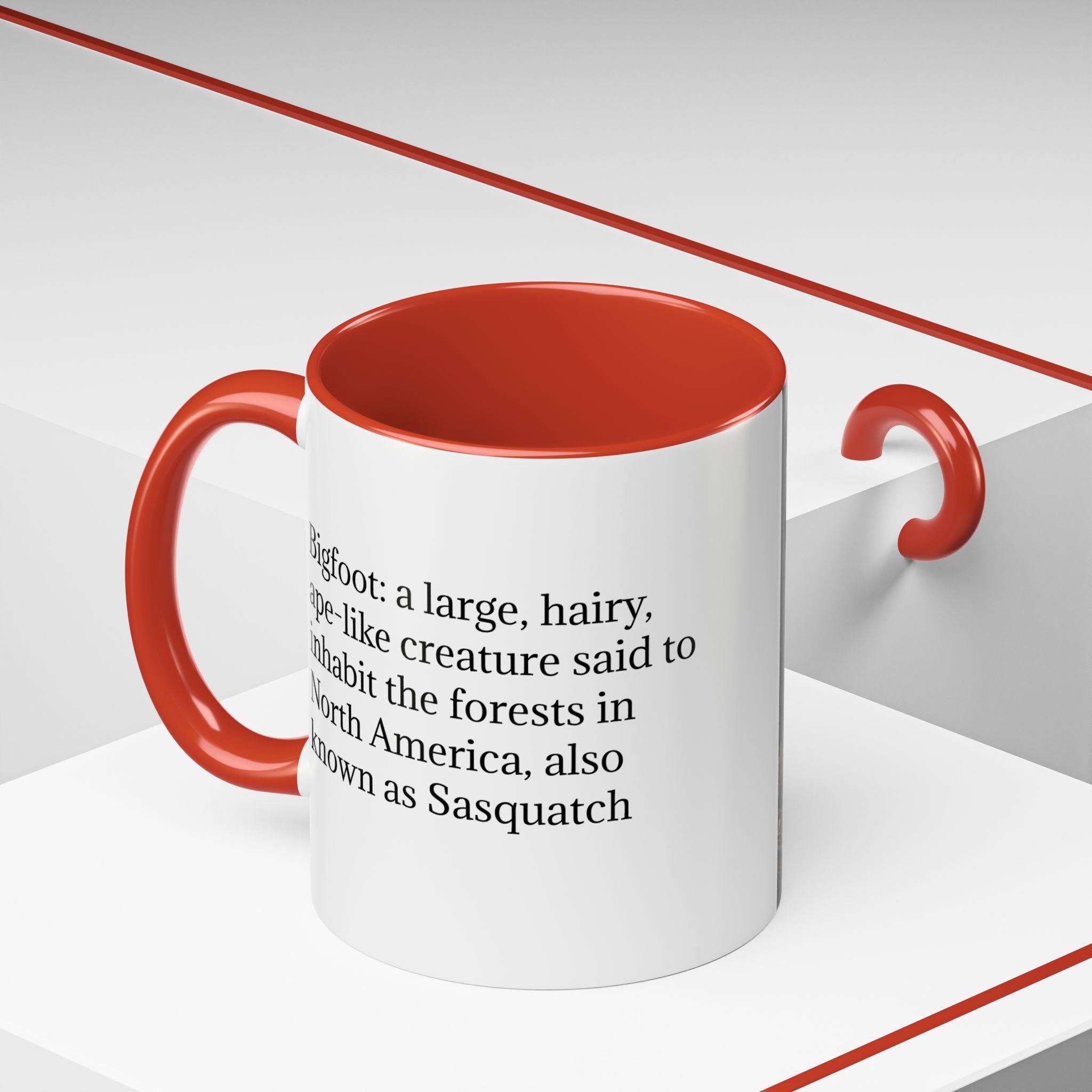 Bigfoot Mug: Sasquatch Coffee Cup, Mythical Creature, Camping Mugs for Men, Cryptozoology