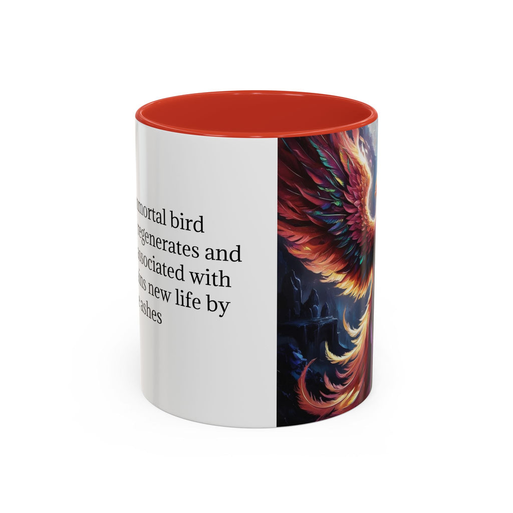 Phoenix Rising Coffee Mug: Firebird, Legendary Creature Coffee Cup, Gift for Women
