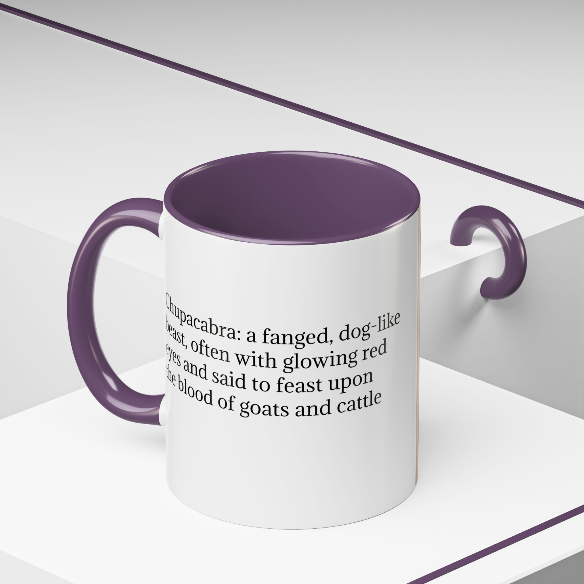 Chupacabra Mug: Supernatural Coffee Cup, Cryptid Beast, Mexican Folklore Gift