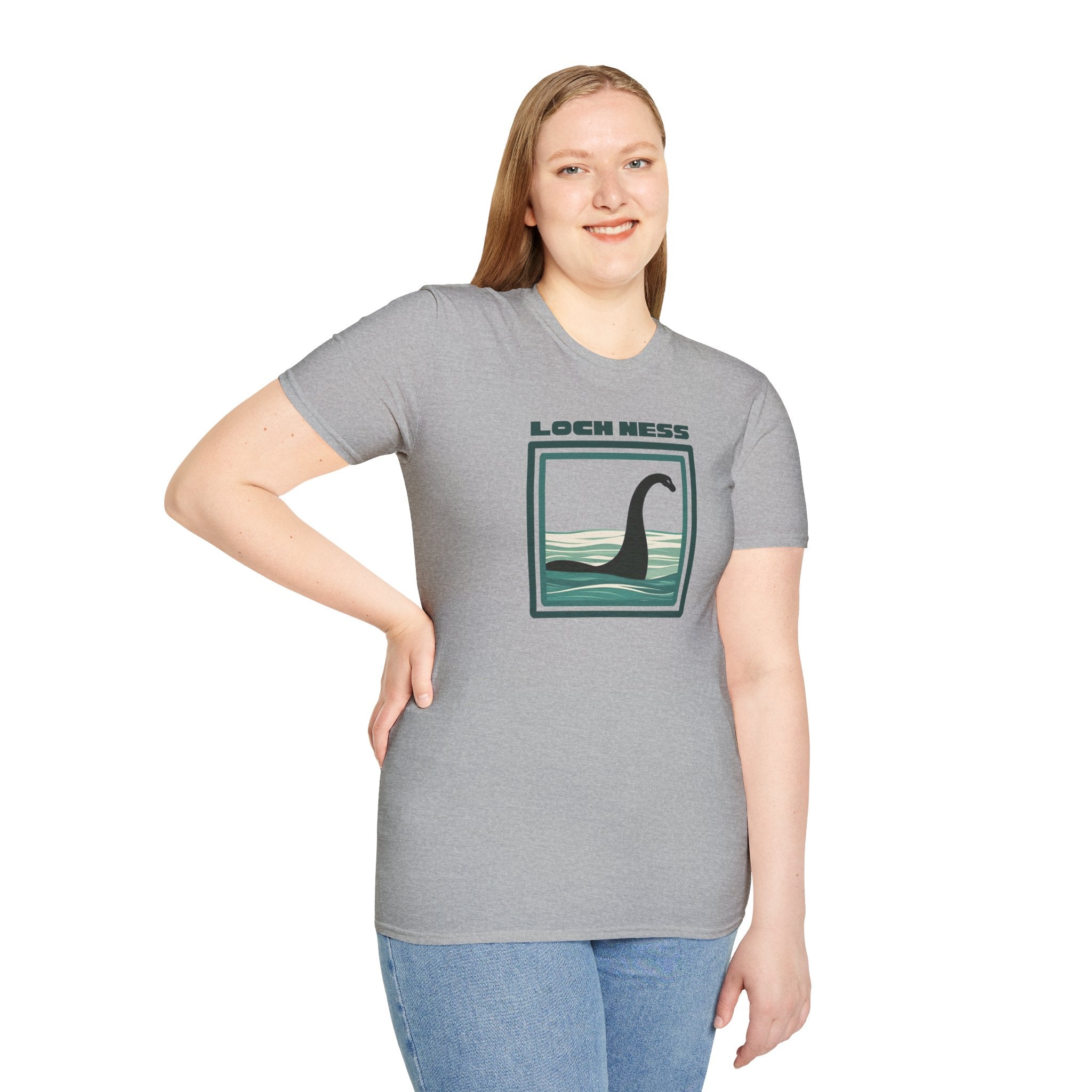 Lochness Monster Shirt: Nessie T-Shirt, Plesiosaurus Graphic Tee, Loch Ness Retro Clothing