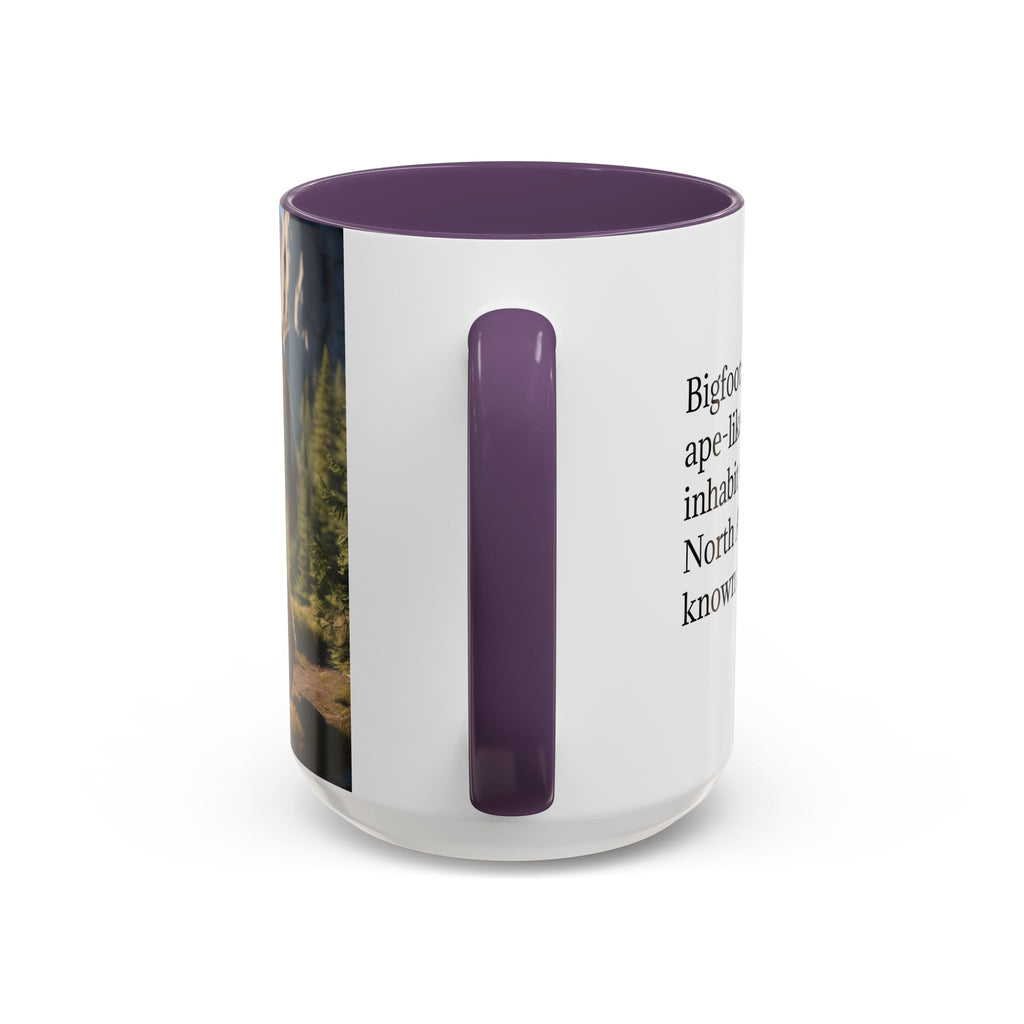 Bigfoot Coffee Cup: Sasquatch Coffee Mug, Pacific Northwest Cryptid, Mythical Creature