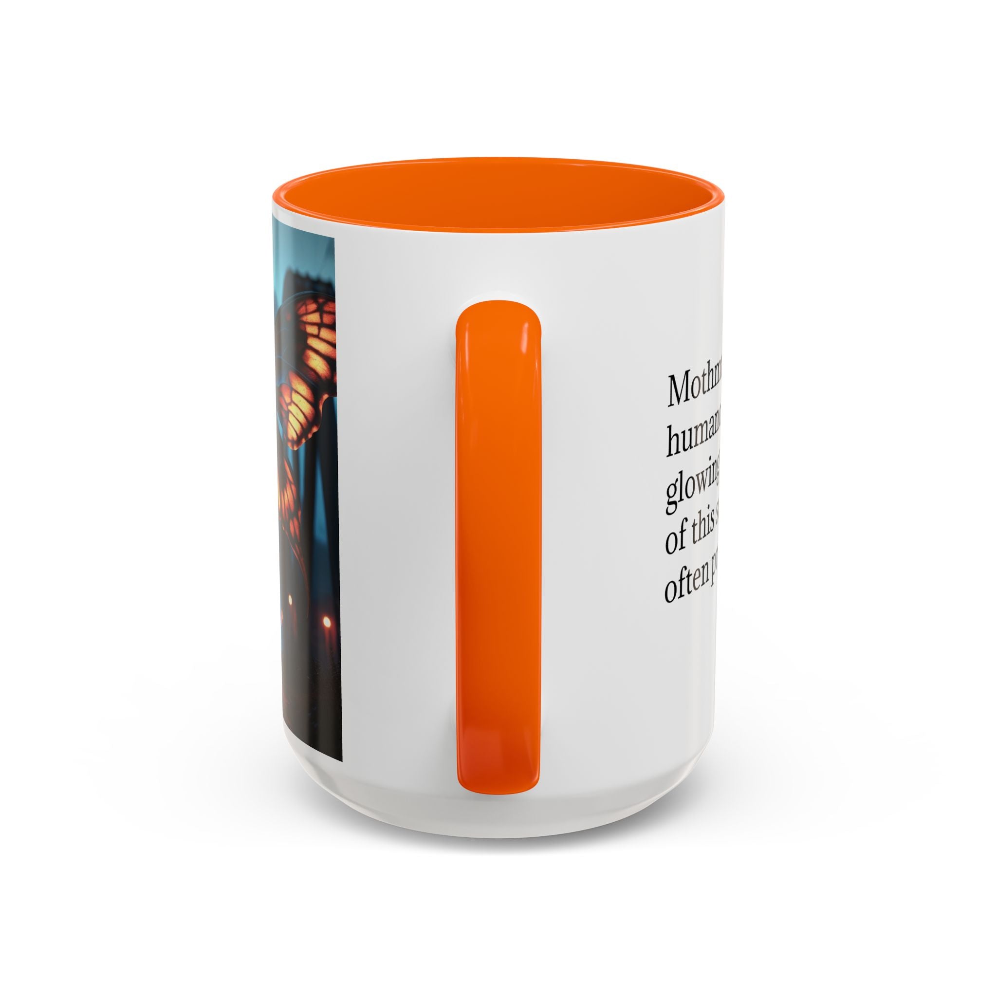 Mothman Coffee Mug: Supernatural Monster, Legendary Creature, Cryptid Gift (Bridge)