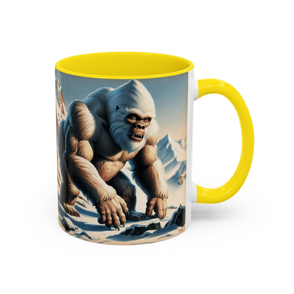 Abominable Snowman Coffee Mug: Himalayan Mountain Yeti, Mythical Creature, Sasquatch Gift