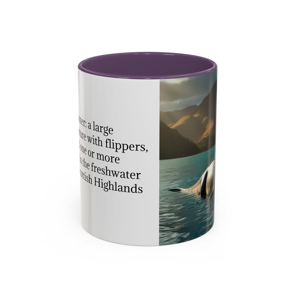 Loch Ness Monster Coffee Mug: Nessie Cryptid Gift, Scottish Sea Creature