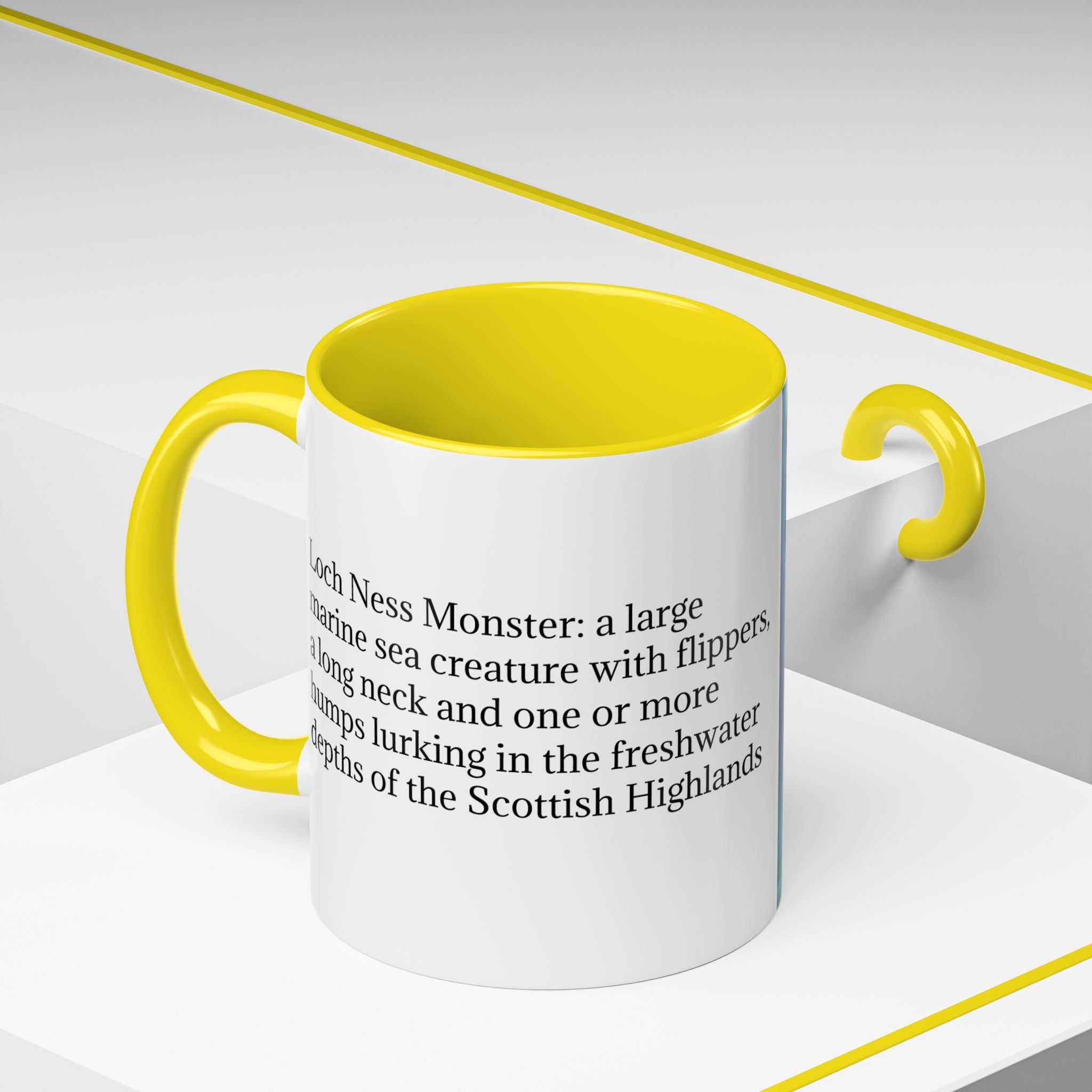Loch Ness Monster: Nessie Coffee Mug, Mythical Sea Creature, Plesiosaurus Gift