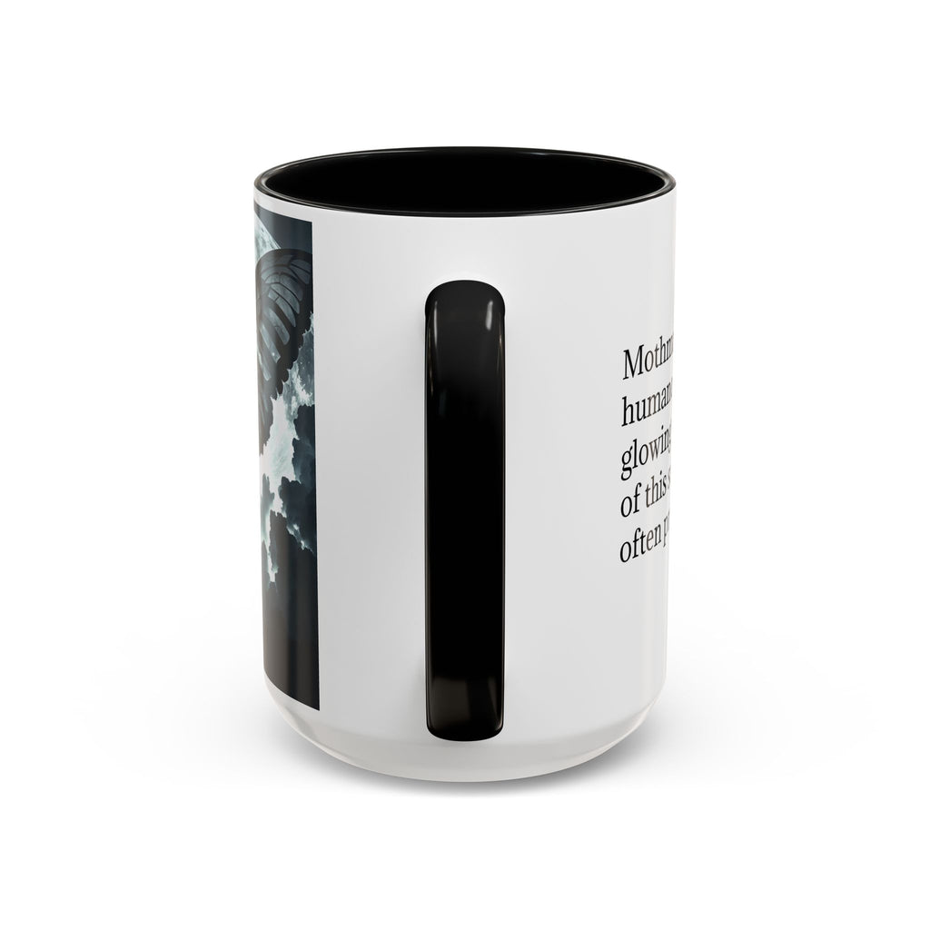 Mothman Coffee Mug: Supernatural Cryptid, Legendary Monster, Mugs for Men (Moon)