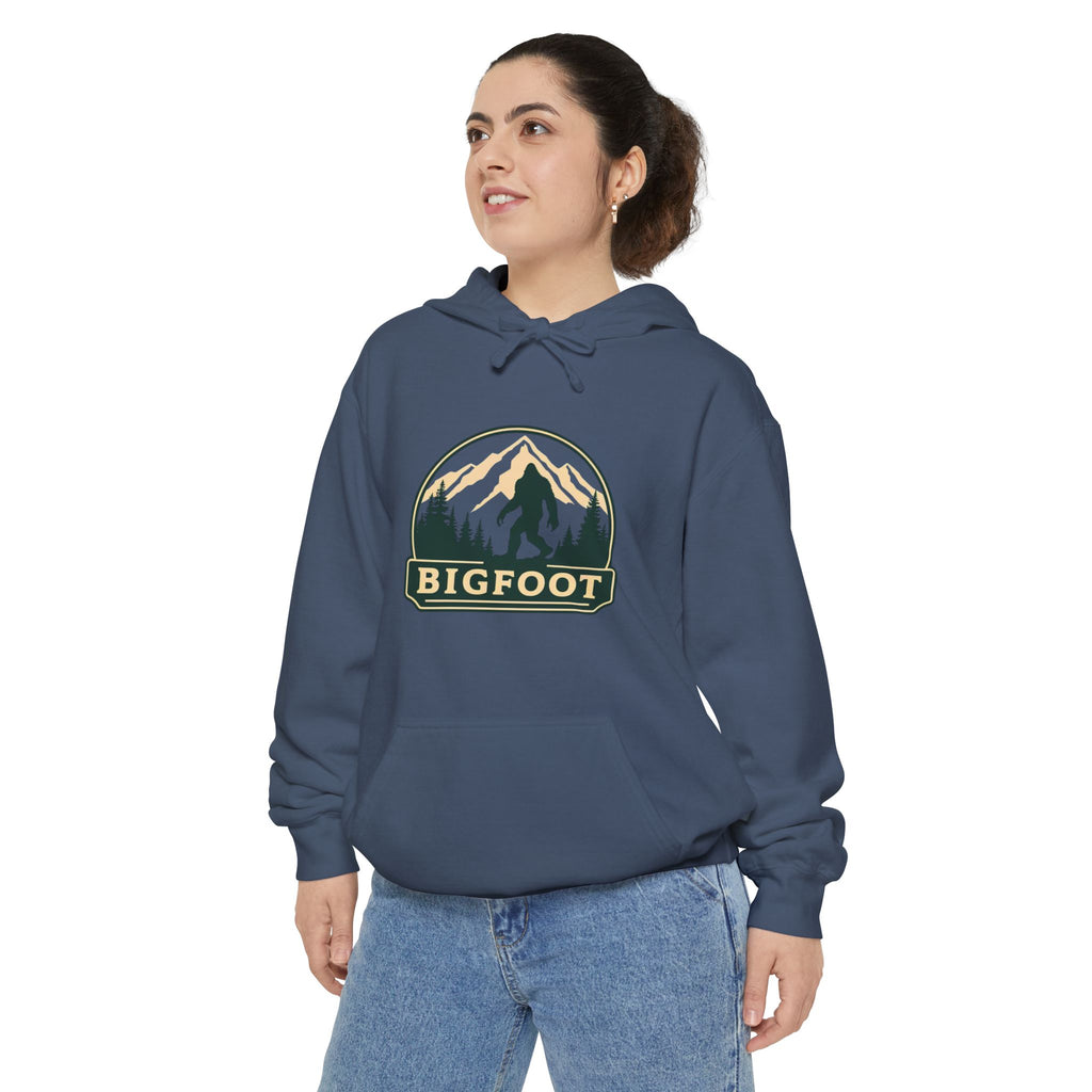 Sasquatch Hoodie - Comfort Colors® | Bigfoot Sweatshirt, Hiking Gift for Nature Lovers, Cozy Unisex Pullover