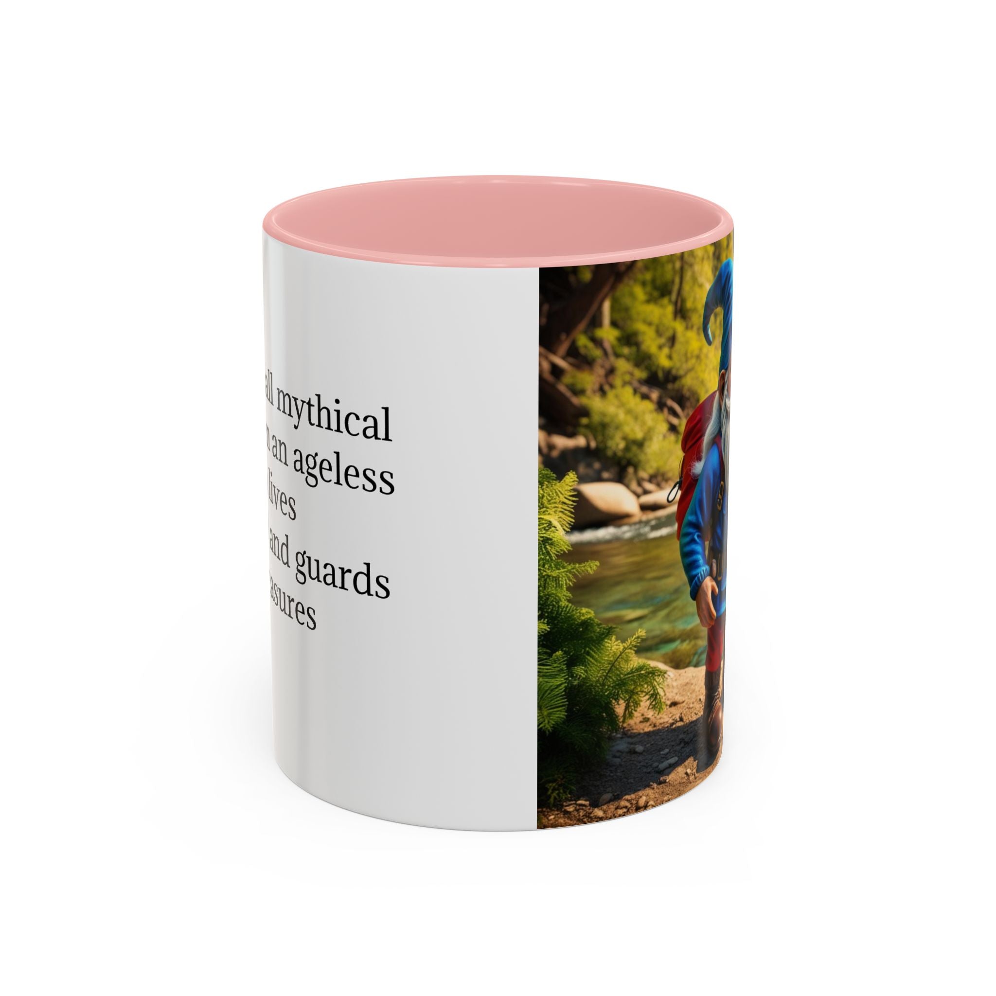Gnome Mug: Nordic Folklore Gift, Scandinavian Nisse, Enchanted Creature Coffee Cup