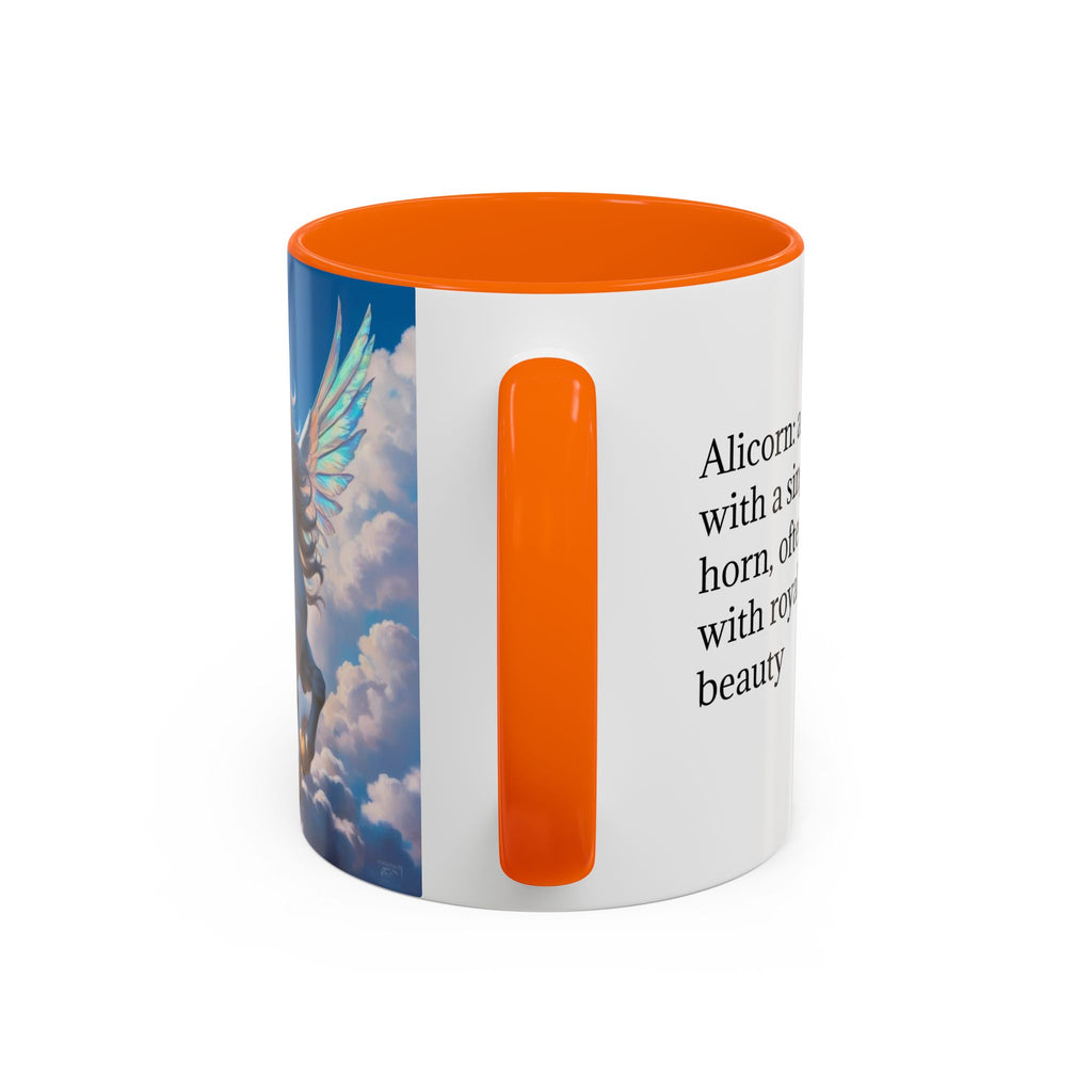 Unicorn Coffee Mug: Fairytale Alicorn, Mythical Creature, Enchanted Gift (Blue)