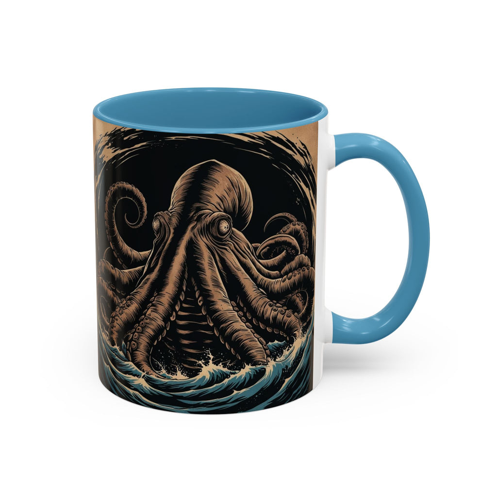 Kraken Coffee Mug: Giant Squid Coffee Cup, Sea Creature, Mugs for Men