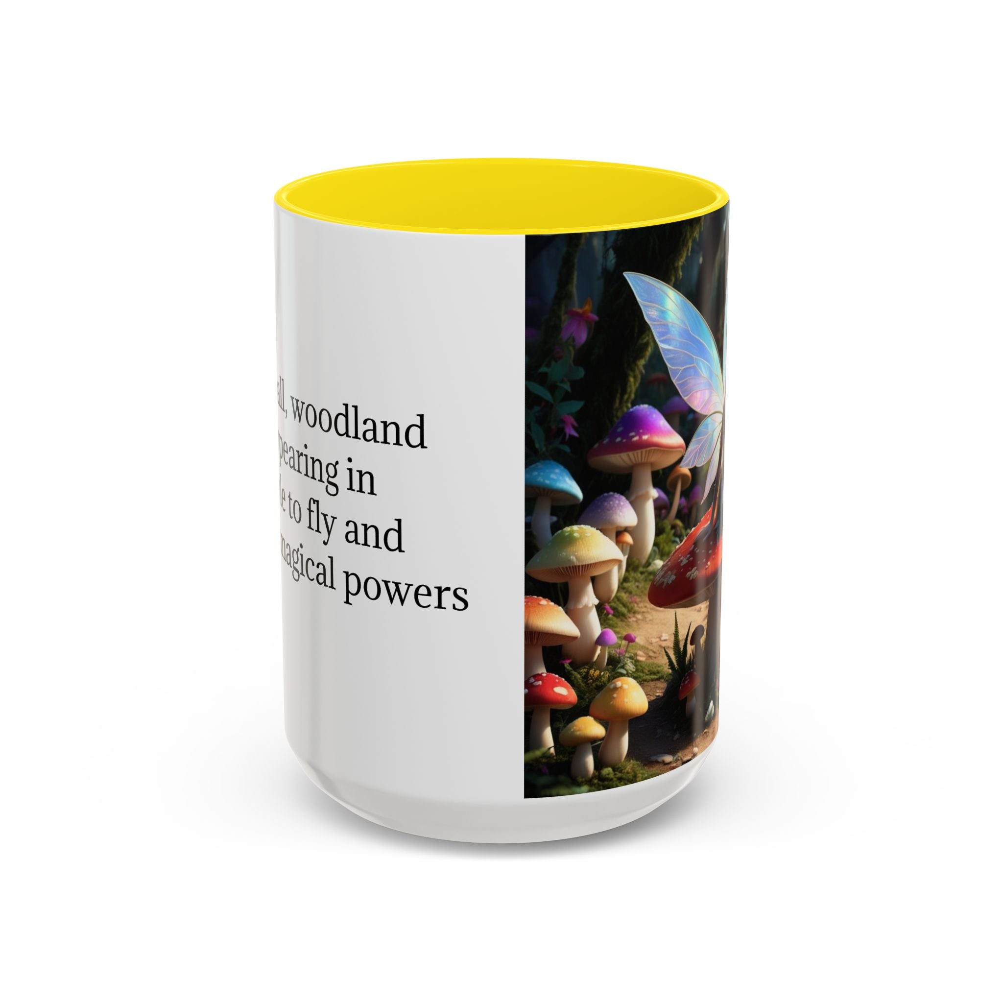 Fairy Garden Mug: Ceramic Toadstool Coffee Cup, Enchanted Forest Fantasy Gift