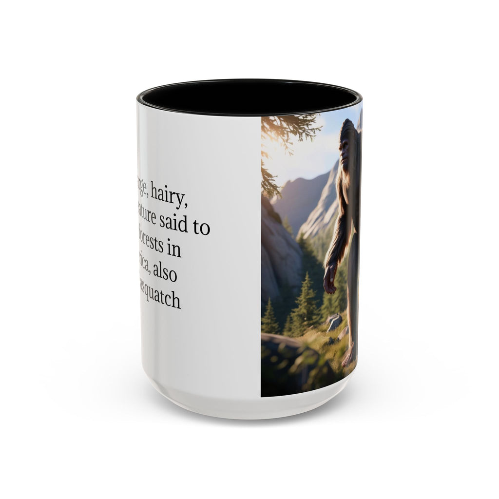 Bigfoot Coffee Cup: Sasquatch Coffee Mug, Pacific Northwest Cryptid, Mythical Creature
