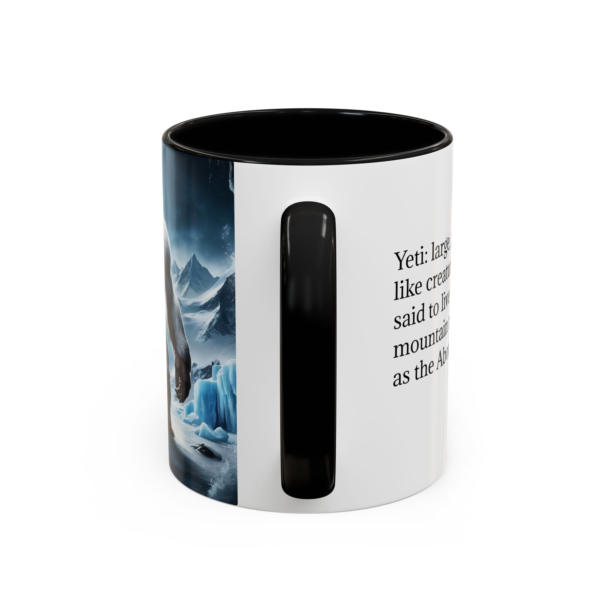Yeti Coffee Mug: Abominable Snowman, Sasquatch Camping Gift, Himalayan Mountain Cryptid