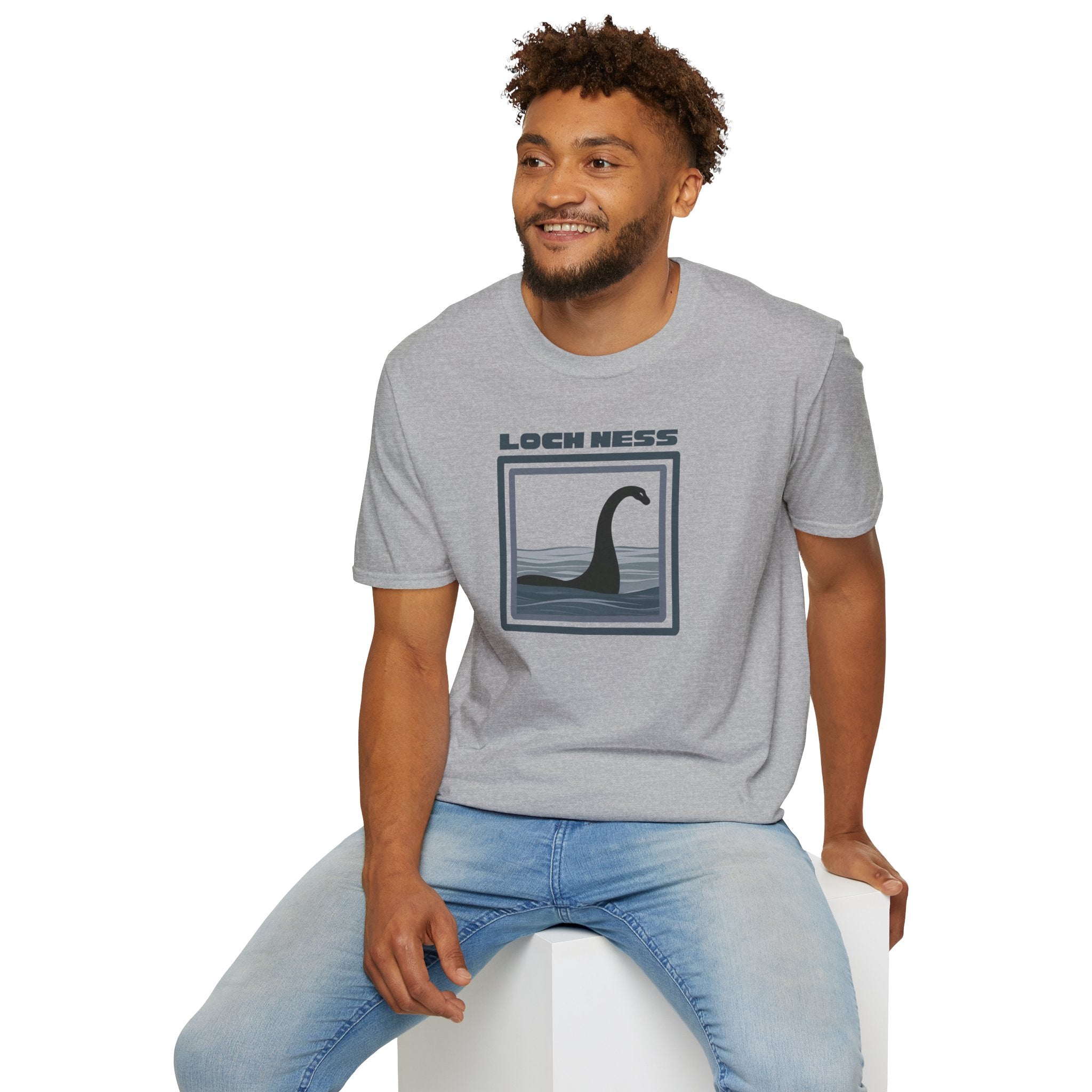 Lochness Monster Shirt: Plesiosaurus Graphic Tee, Nessie T-Shirt, Loch Ness Retro Clothing