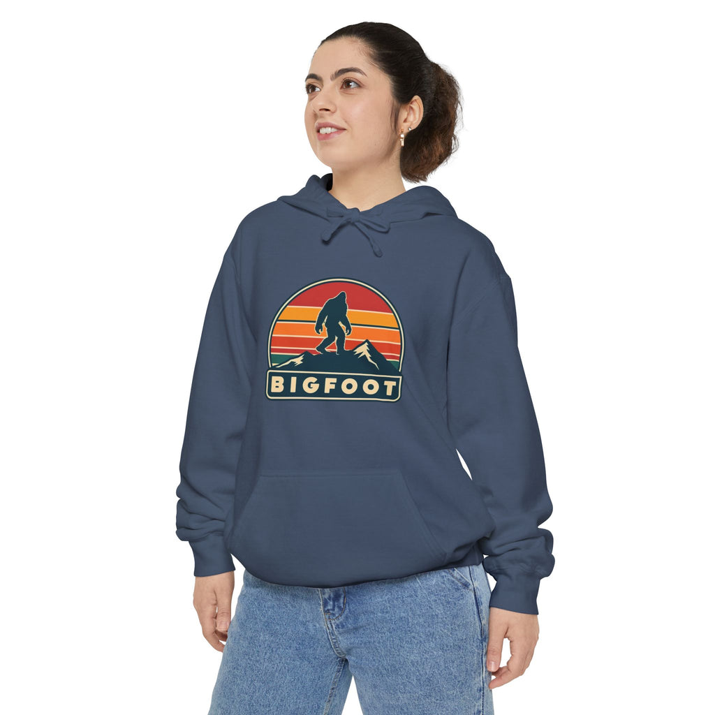 Bigfoot Hoodie Comfort Colors® | Sasquatch Sweatshirt, Cozy Unisex Pullover, Wilderness Adventure Apparel,