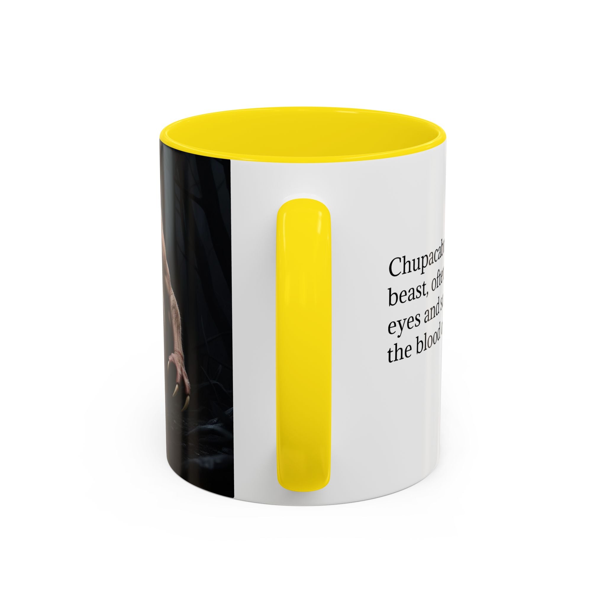 Chupacabra Mug: Cryptid Coffee Cup, Supernatural Beast, Mexican Folklore Gift
