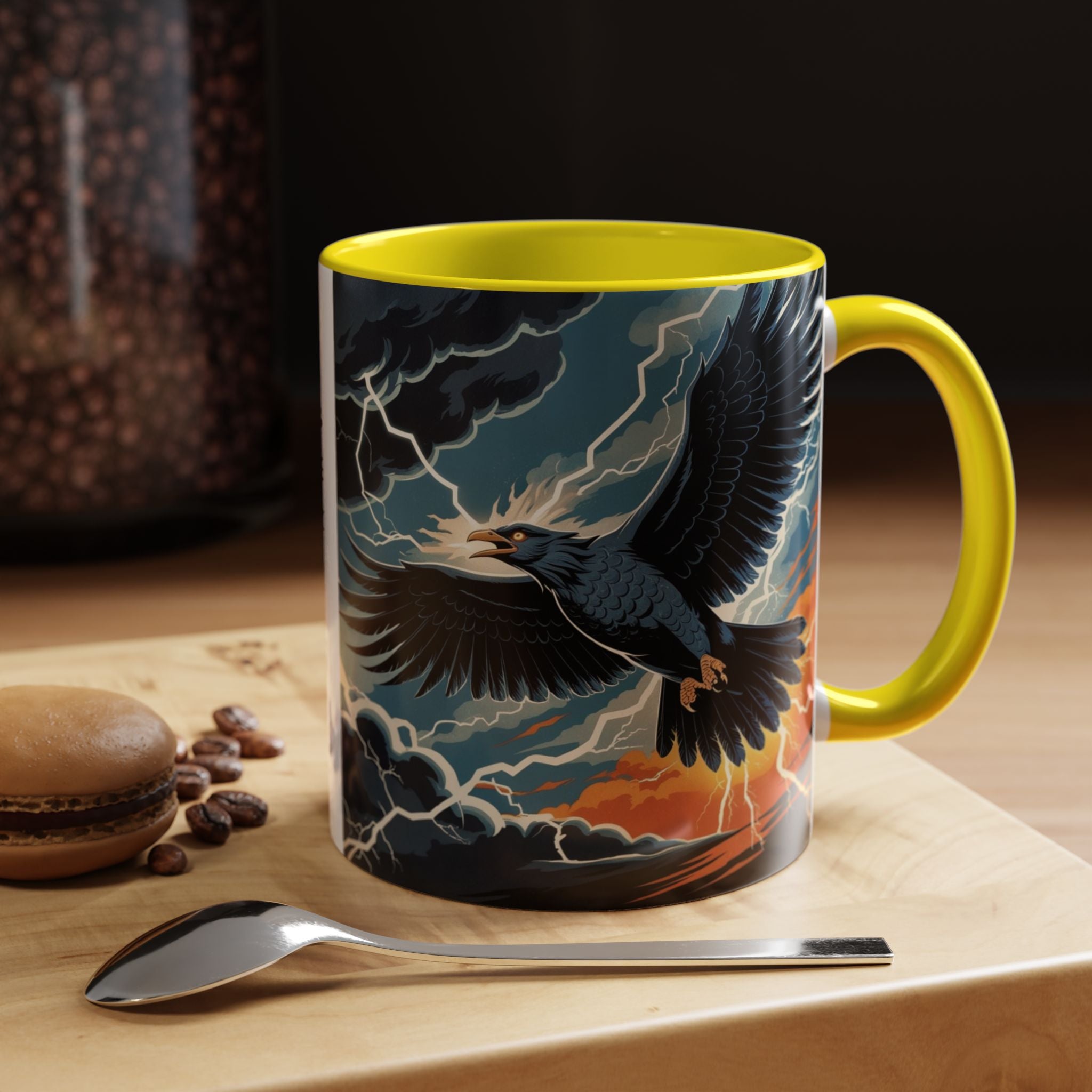 Thunderbird Coffee Cup: Native American Folklore, Legendary Creature, Coffee Mug Gift