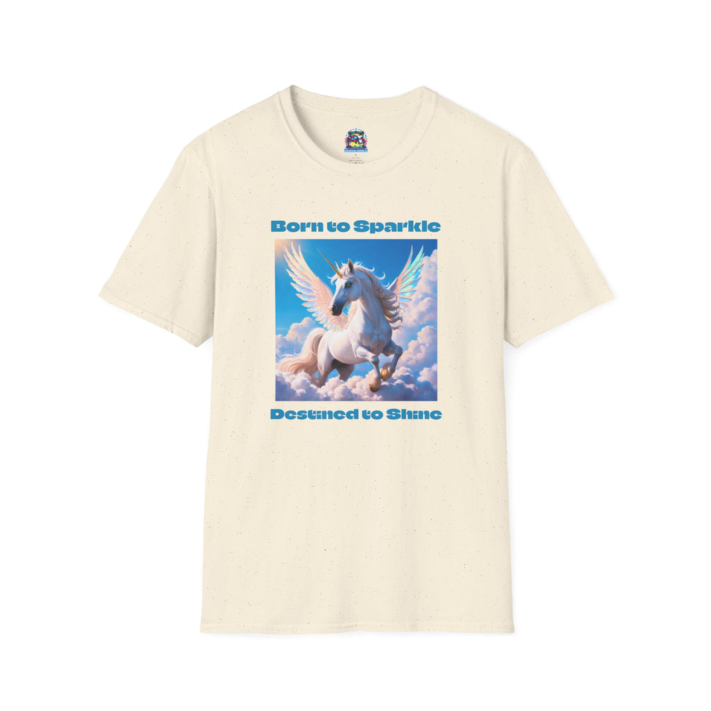 Unicorn Shirt: Legendary Alicorn Graphic Tee, Boho Clothing, Fantasy Apparel (Blue)