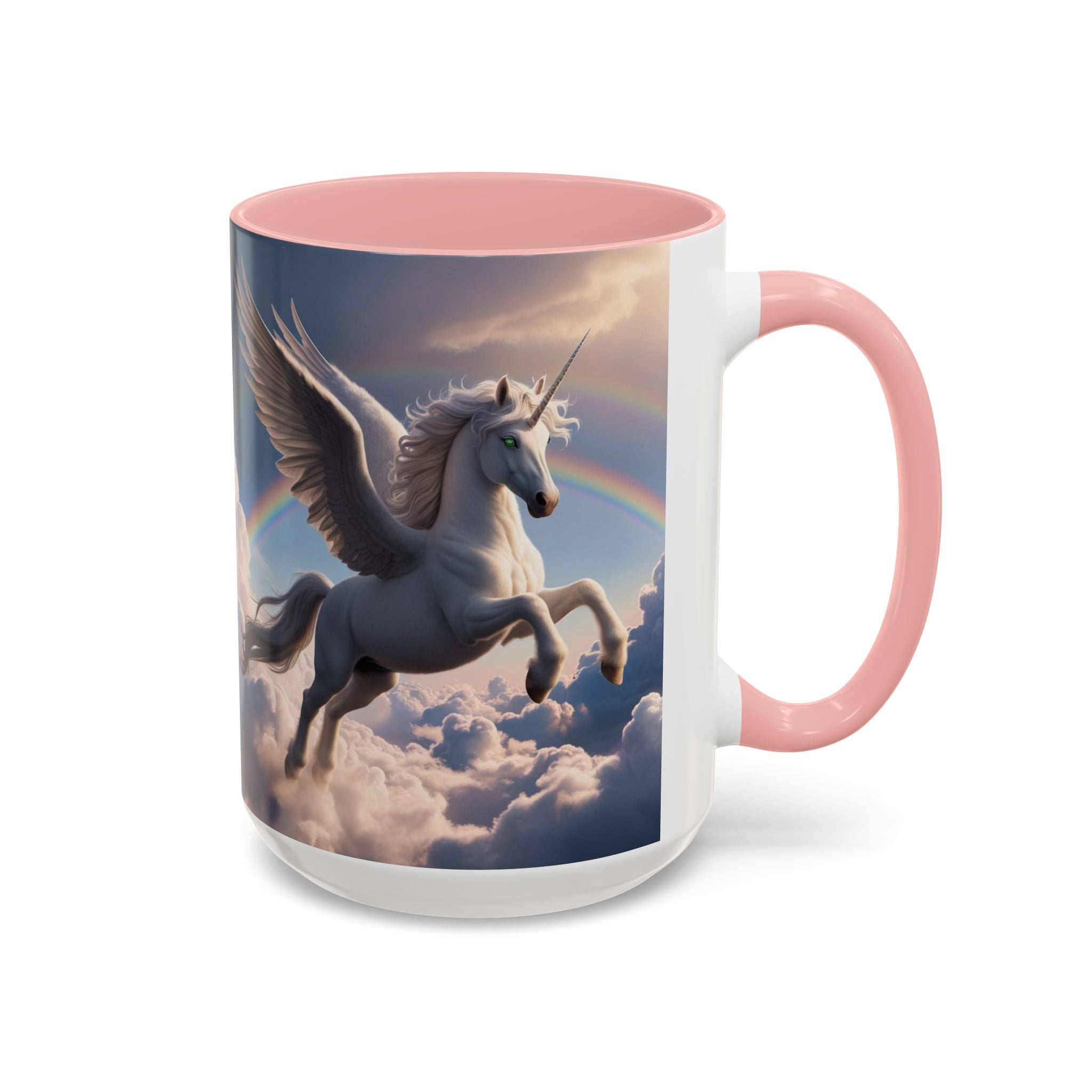 Unicorn Coffee Mug: Enchanted Alicorn, Mythical Creature, Fairytale Gift (Pink)