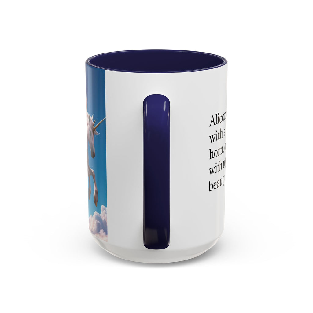 Unicorn Coffee Cup: Fantasy Alicorn Mug, Legendary Creature, Enchanted Gift (Purple)