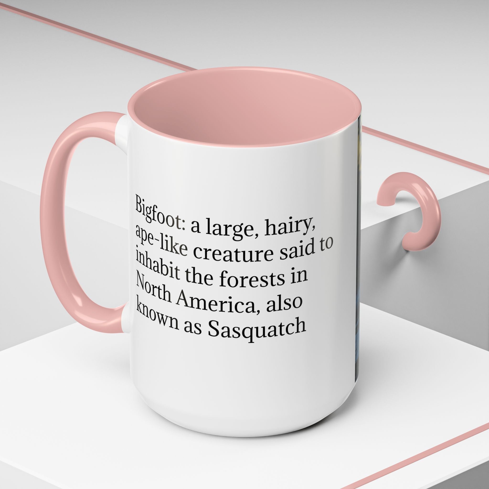 Bigfoot Coffee Mug: Sasquatch, Forest Cryptid, Mythical Creature, Camping Gift