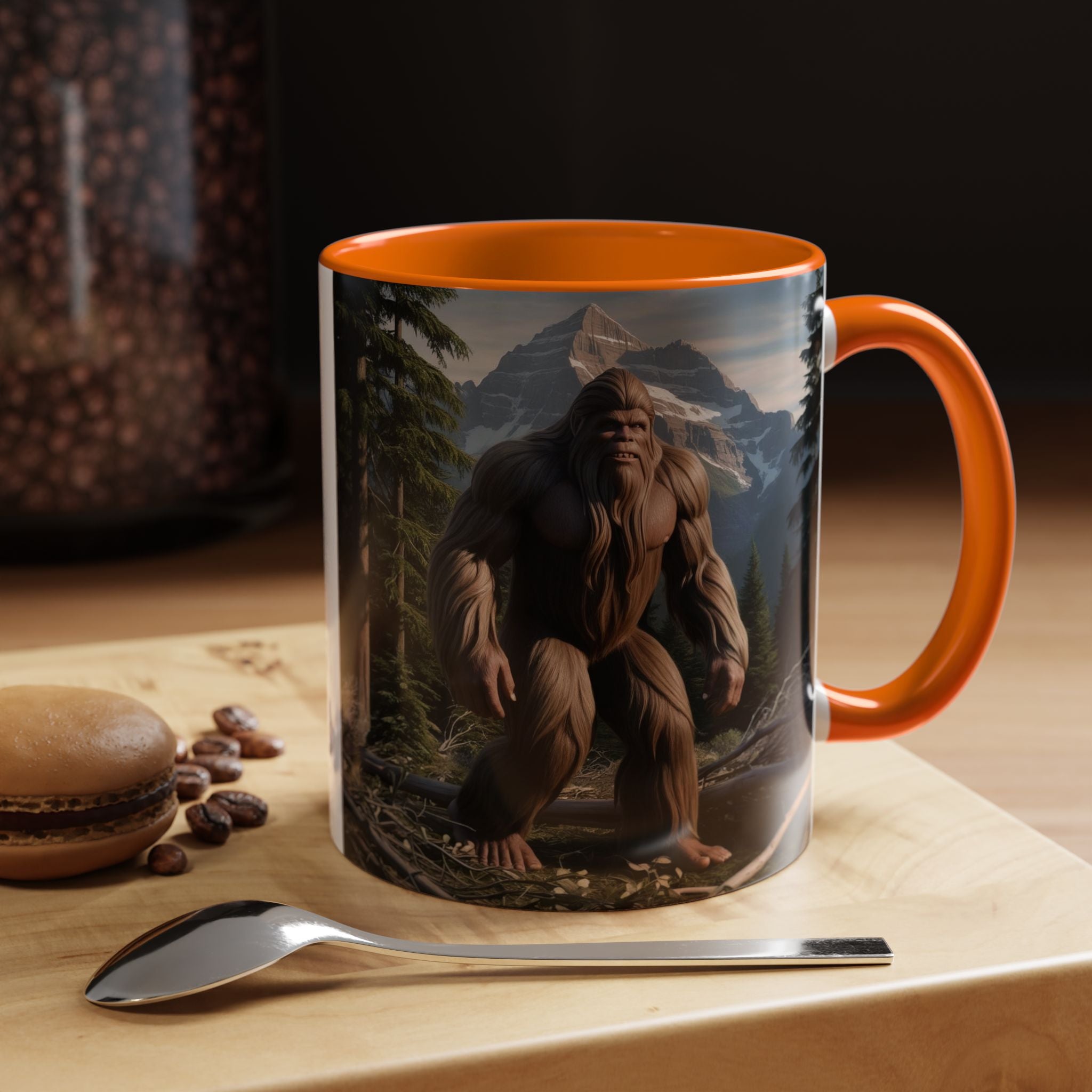 Bigfoot Mug: Sasquatch Coffee Cup, Mythical Creature, Camping Mugs for Men, Cryptozoology