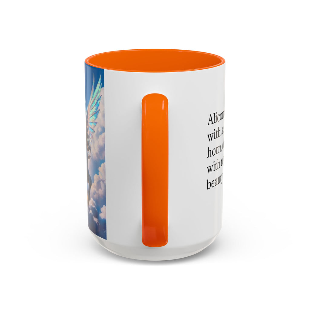 Unicorn Coffee Mug: Fairytale Alicorn, Mythical Creature, Enchanted Gift (Blue)