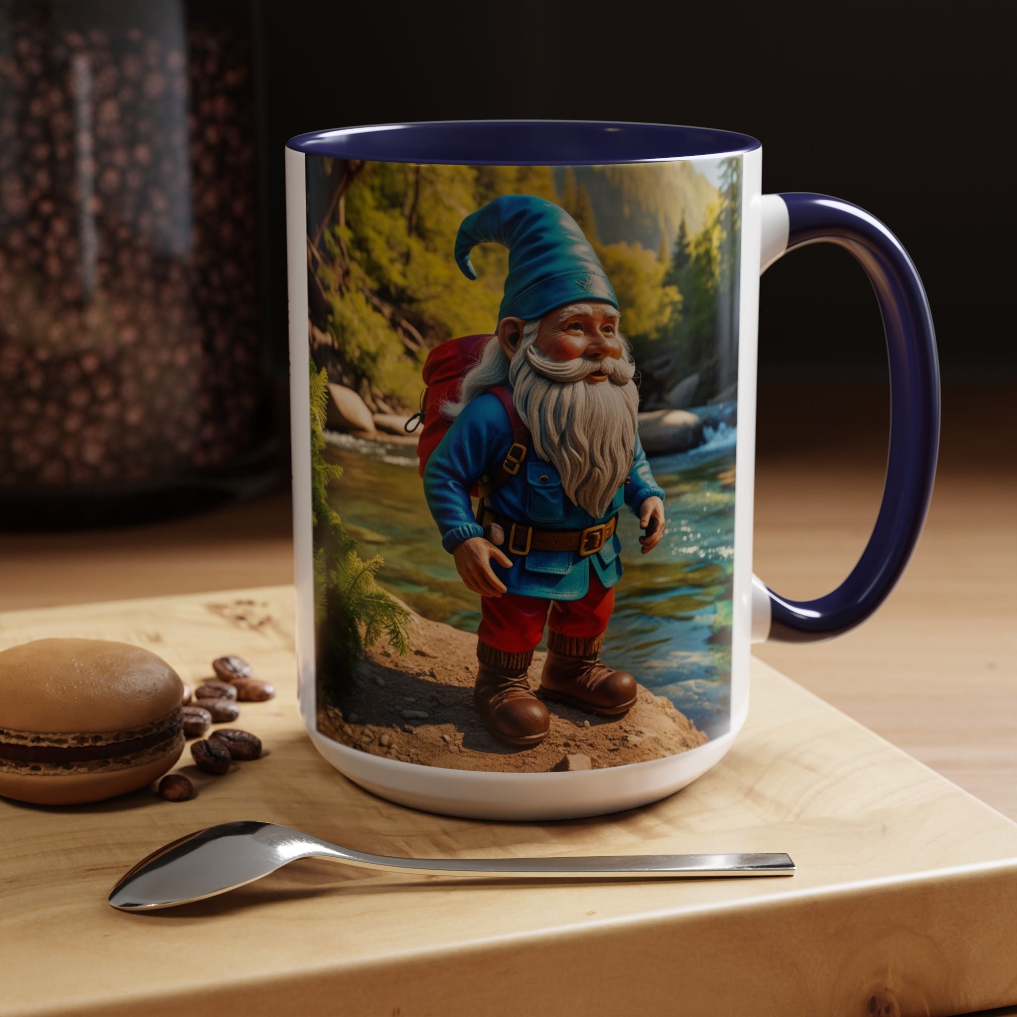 Gnome Mug: Nordic Folklore Gift, Scandinavian Nisse, Enchanted Creature Coffee Cup