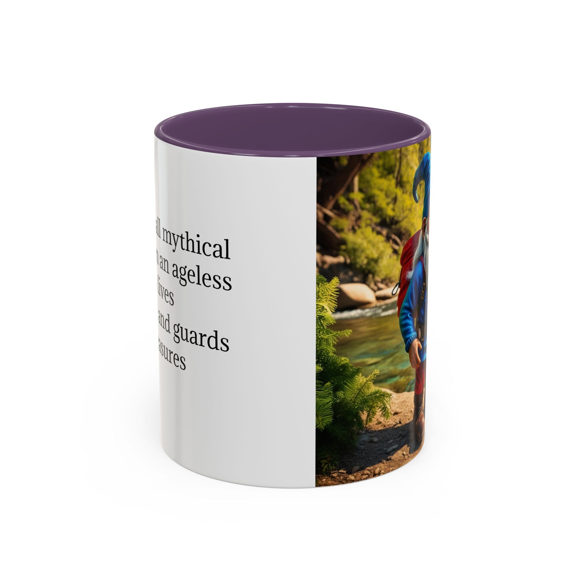 Gnome Mug: Nordic Folklore Gift, Scandinavian Nisse, Enchanted Creature Coffee Cup