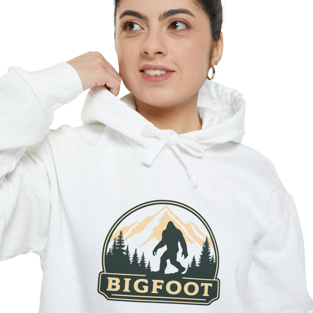 Sasquatch Hoodie - Comfort Colors® | Bigfoot Sweatshirt, Hiking Gift for Nature Lovers, Cozy Unisex Pullover