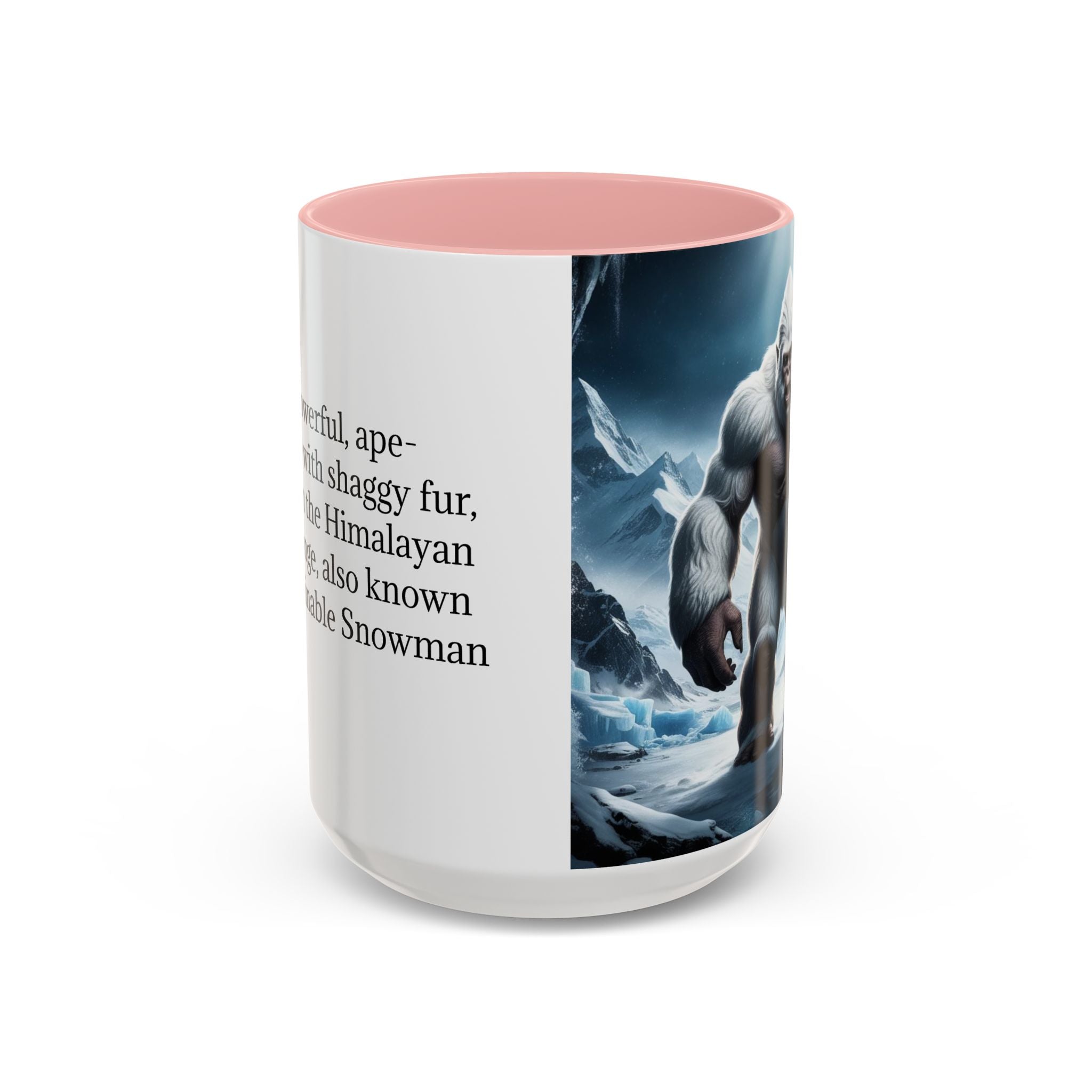 Yeti Coffee Mug: Abominable Snowman, Sasquatch Camping Gift, Himalayan Mountain Cryptid