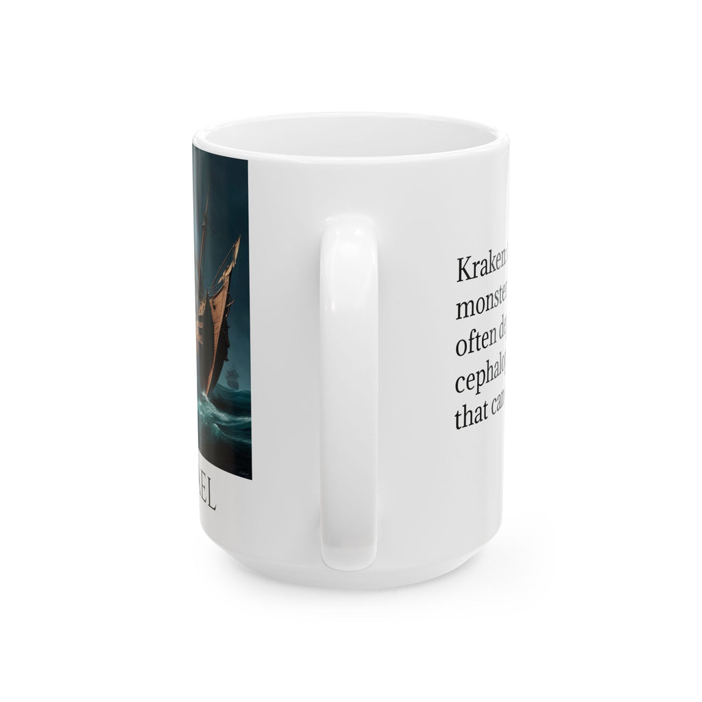 Customizable Kraken Coffee Mug: Giant Squid Coffee Cup, Sea Monster Gift