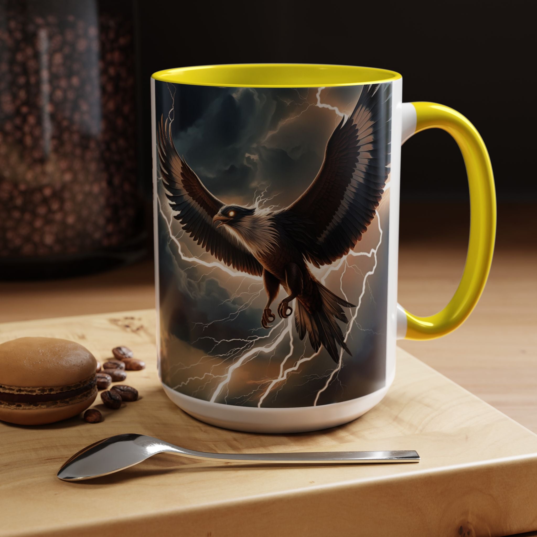 Thunderbird Coffee Cup: Legendary Creature, Spirit Animal, Cryptid Mugs for Men