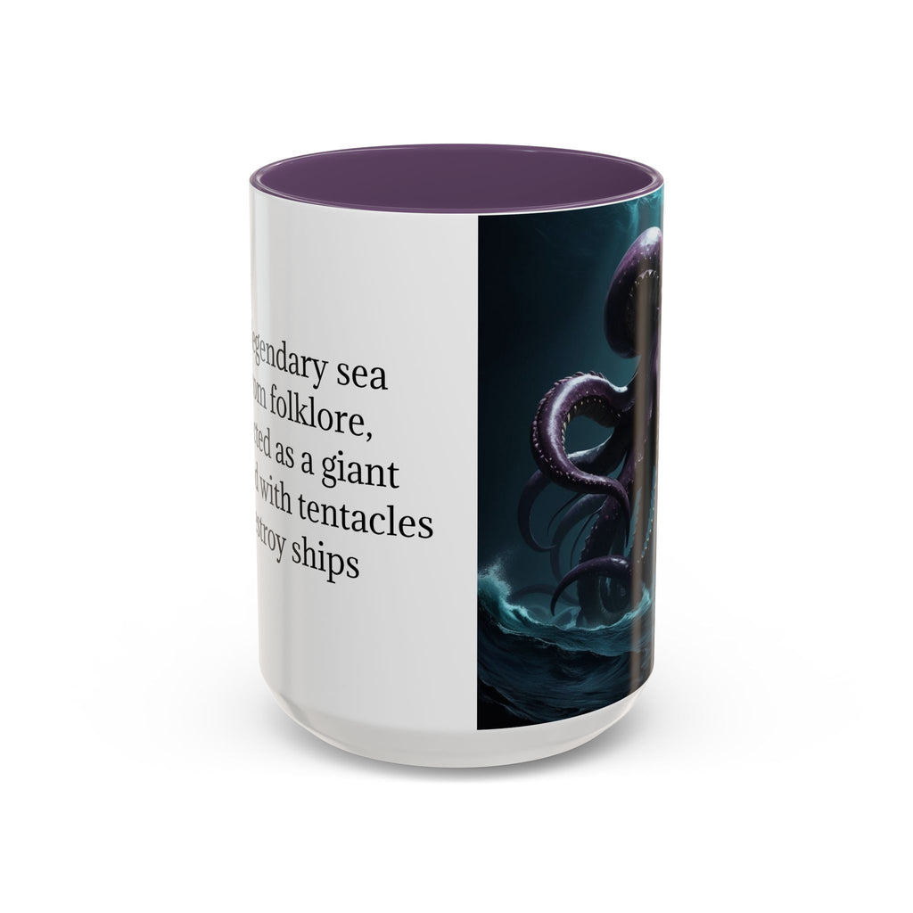 Kraken Coffee Cup: Giant Squid Coffee Mug, Mythical Creature, Octopus Gift